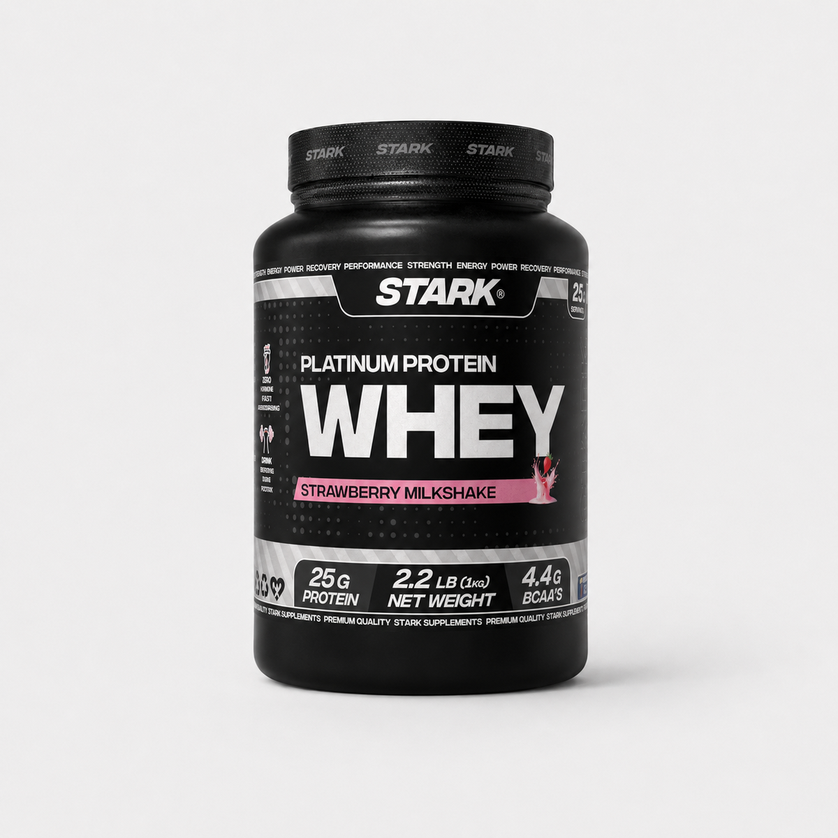 STARK PLATINUM WHEY STRAWBERRY MILKSHAKE