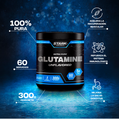 Stark Supplements Ultra Pure Glutamine Unflavored 300g | Muscle Recovery & Immune Support
