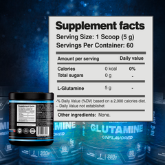 Stark Supplements Ultra Pure Glutamine Unflavored 300g | Muscle Recovery & Immune Support