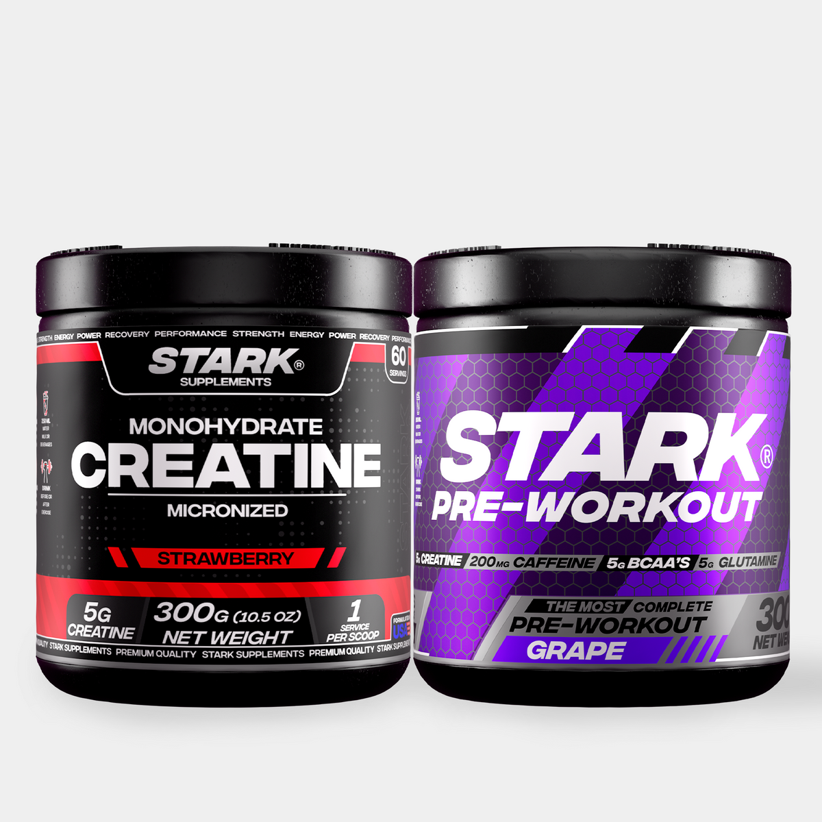 STARK® PACK CREATINE + PRE-WORK OUT