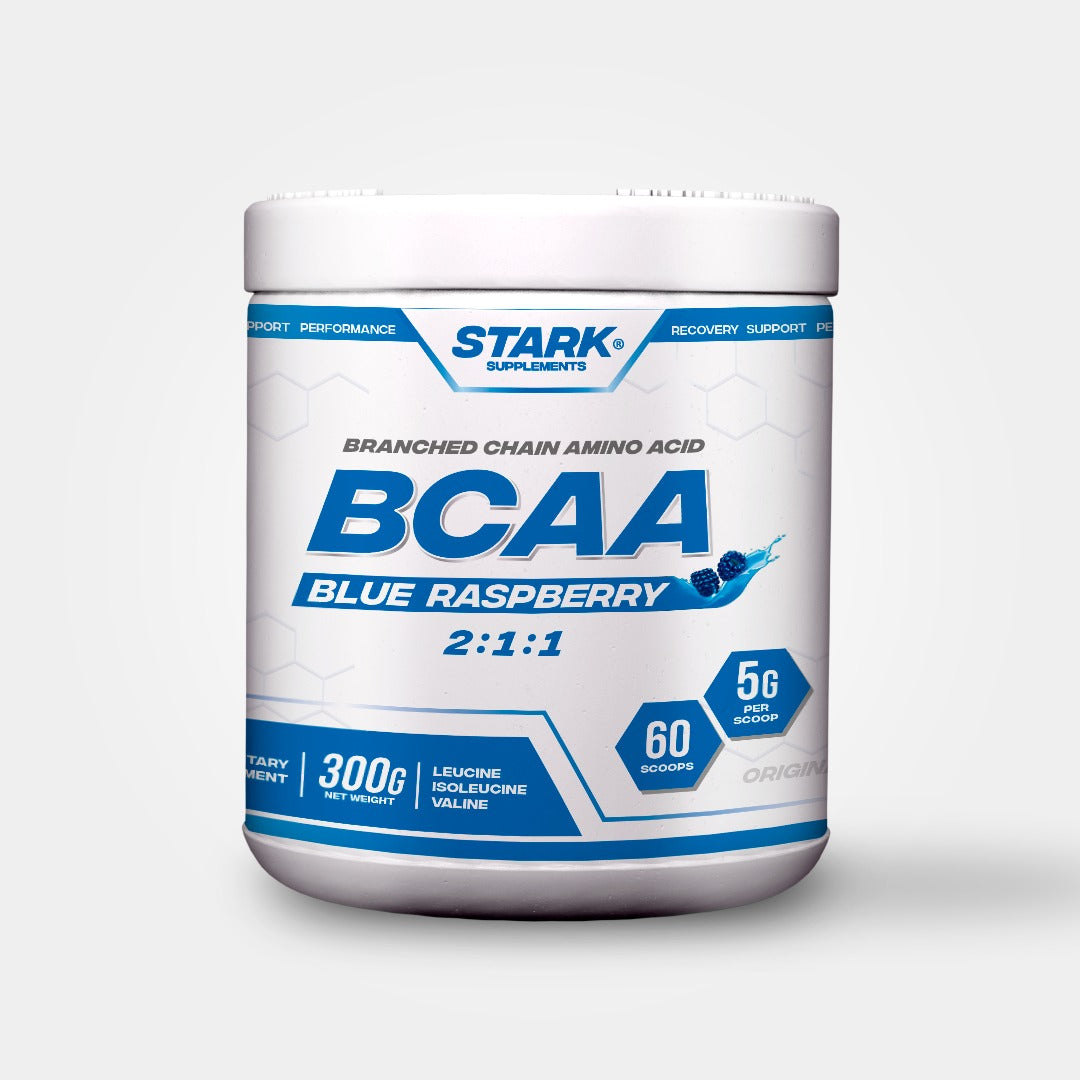 Stark Supplements BCAA Blue Raspberry 300g for muscle recovery