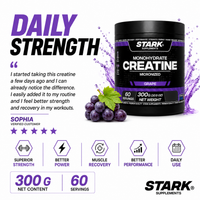 STARK MONOHYDRATE CREATINE GRAPE
