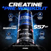 STARK Creatine + Pre-Workout Combo — Blue Raspberry