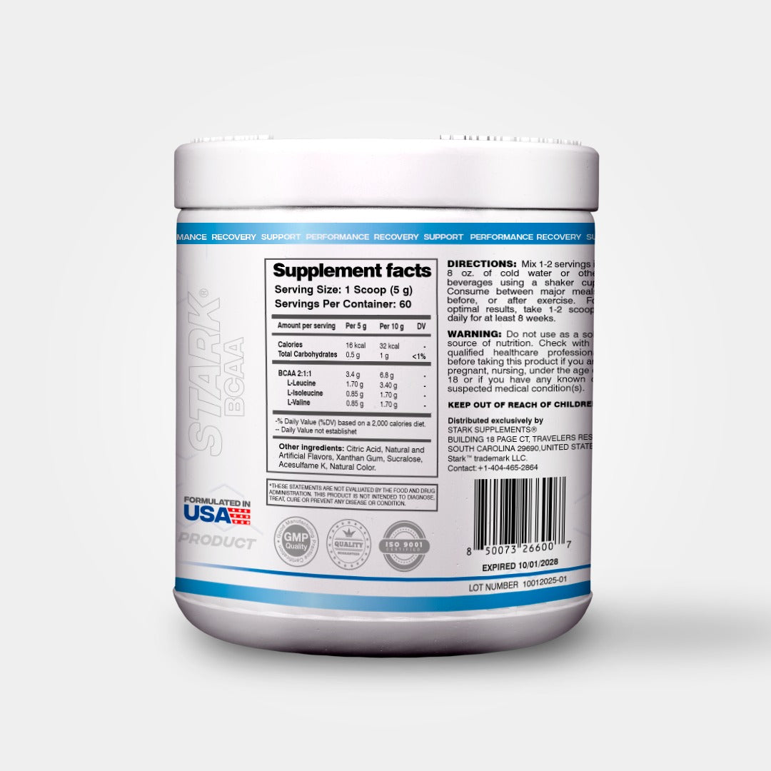 Stark Supplements BCAA Blue Raspberry 2:1:1 - 300g | Muscle Recovery