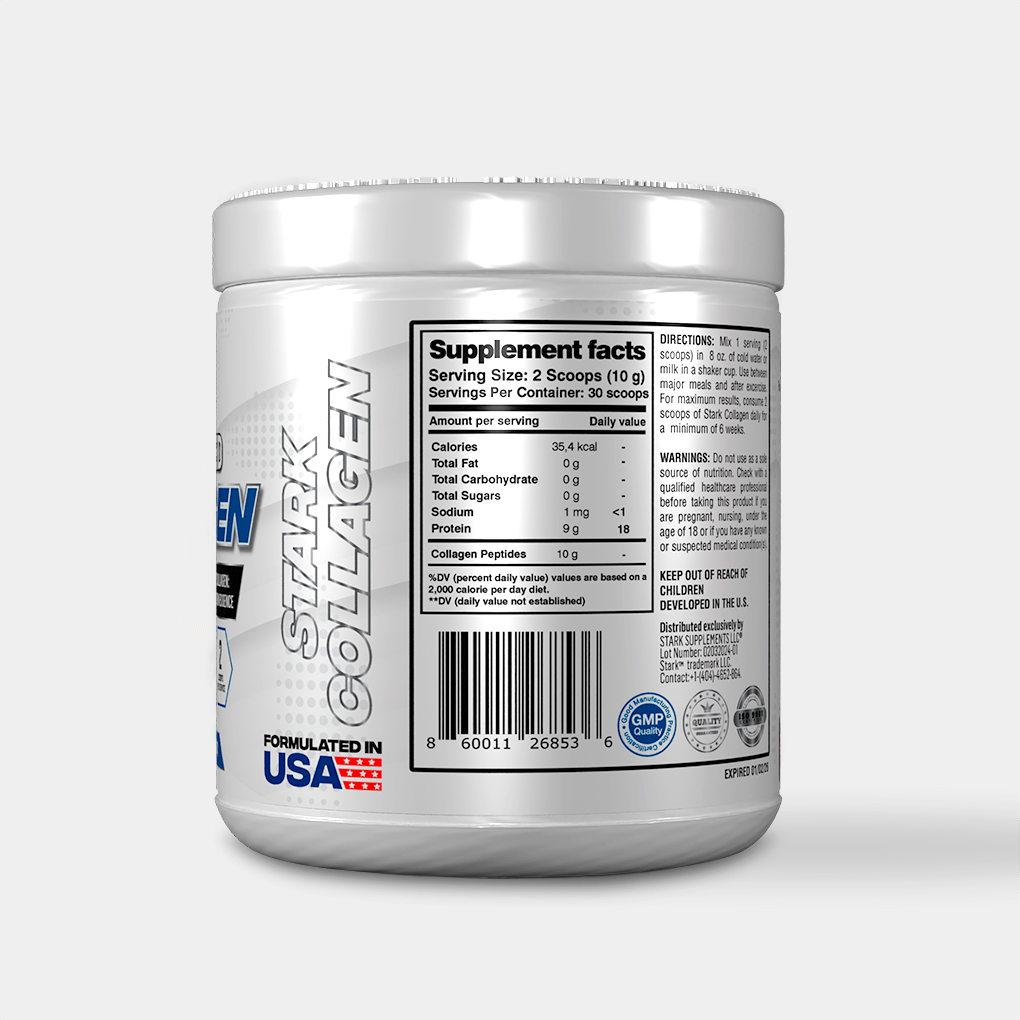 Stark Platinum Collagen bottle right